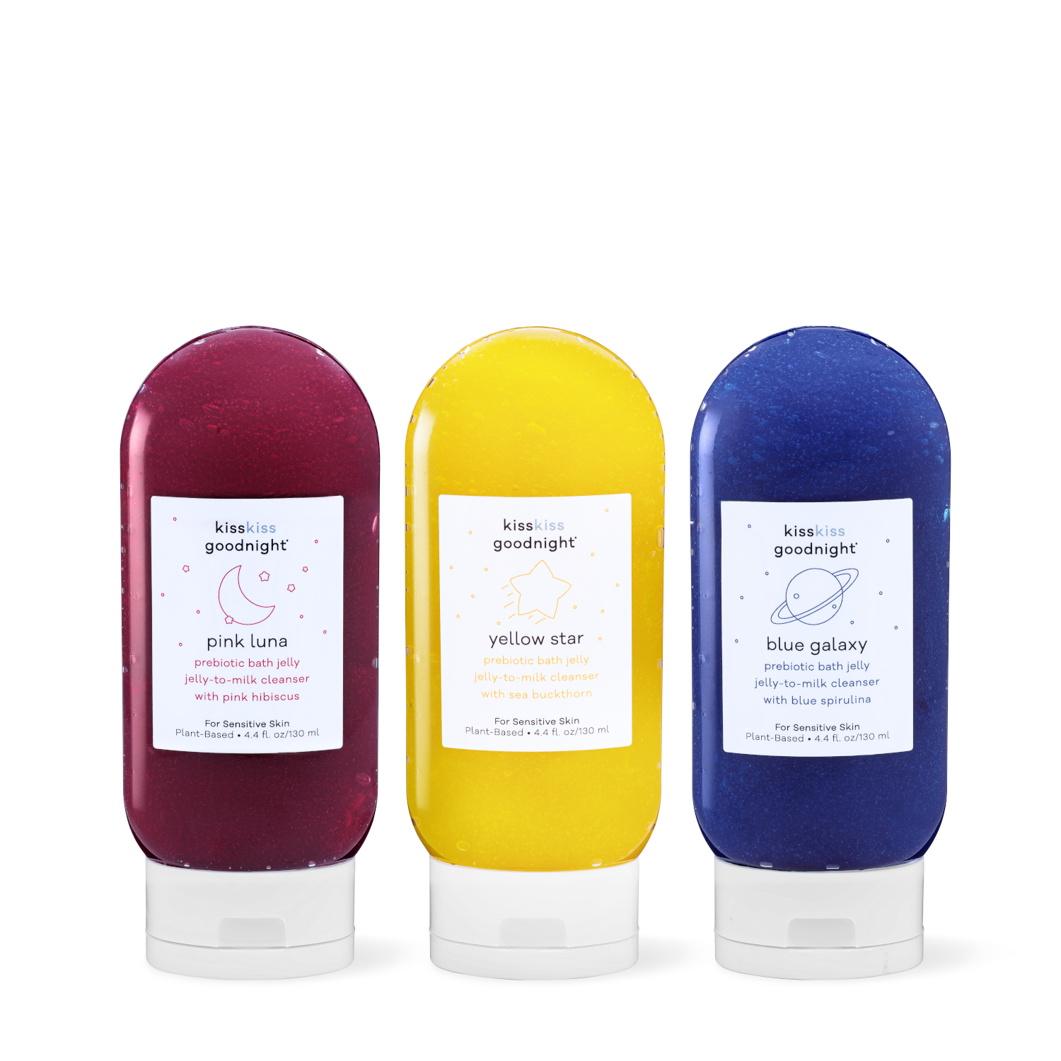 rainbow prebiotic jelly-to-milk cleansers bundle