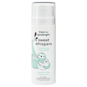 sweet whispers hydrating face and body lotion (unscented)