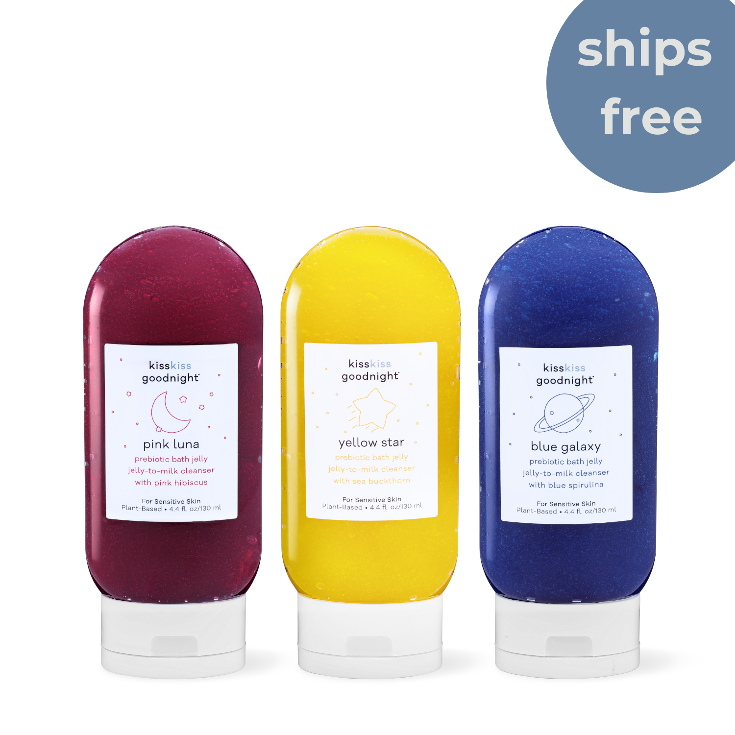 rainbow prebiotic jelly-to-milk cleansers bundle