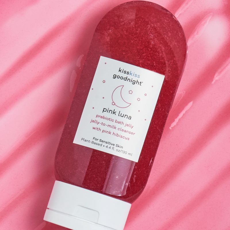 pink luna prebiotic jelly-to-milk cleanser